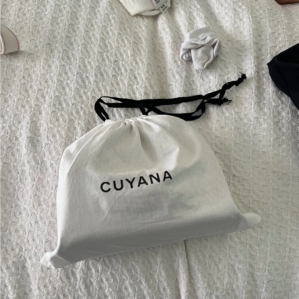 Cuyana Ecru Structured Double Loop Bag - Picture 5 of 5